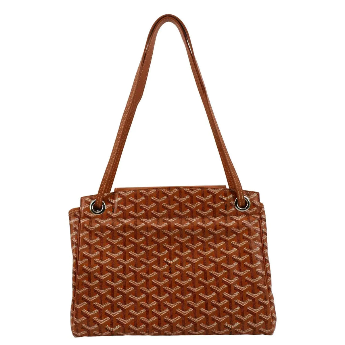 Pre-owned  Rouette Soft Canvas Shoulder Bag Orange