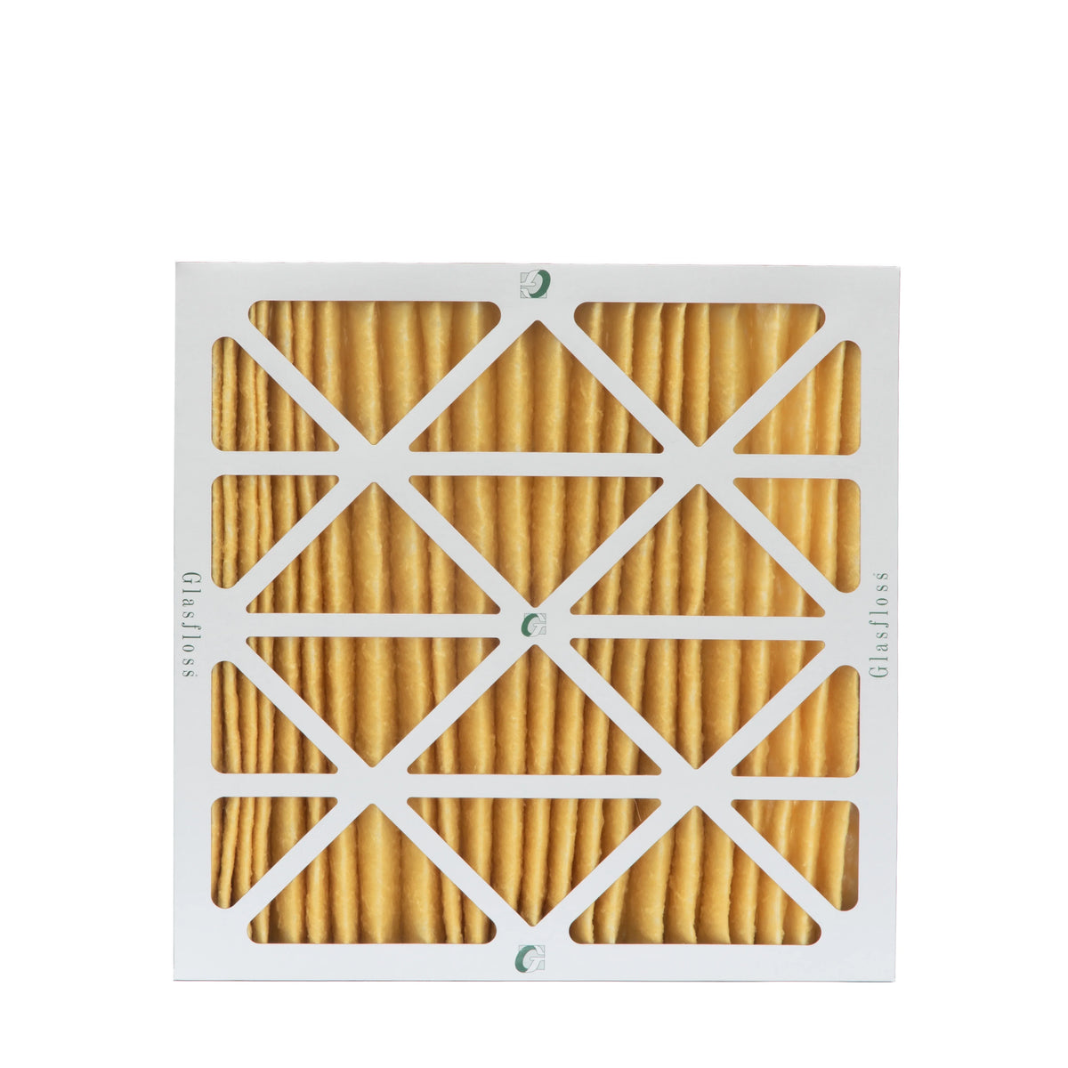 3 Pack of 20x20x2  11 Pleated 2" Inch Air Filters by Glasfloss. Actual Size: 19-1/2 x 19-1/2 x 1-3/4