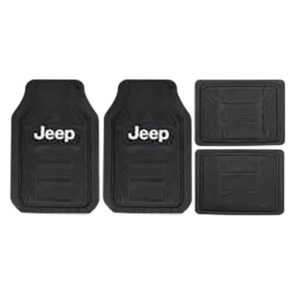 Plasticolor -001668R01 Jeep Rubber Floor Mat, Black