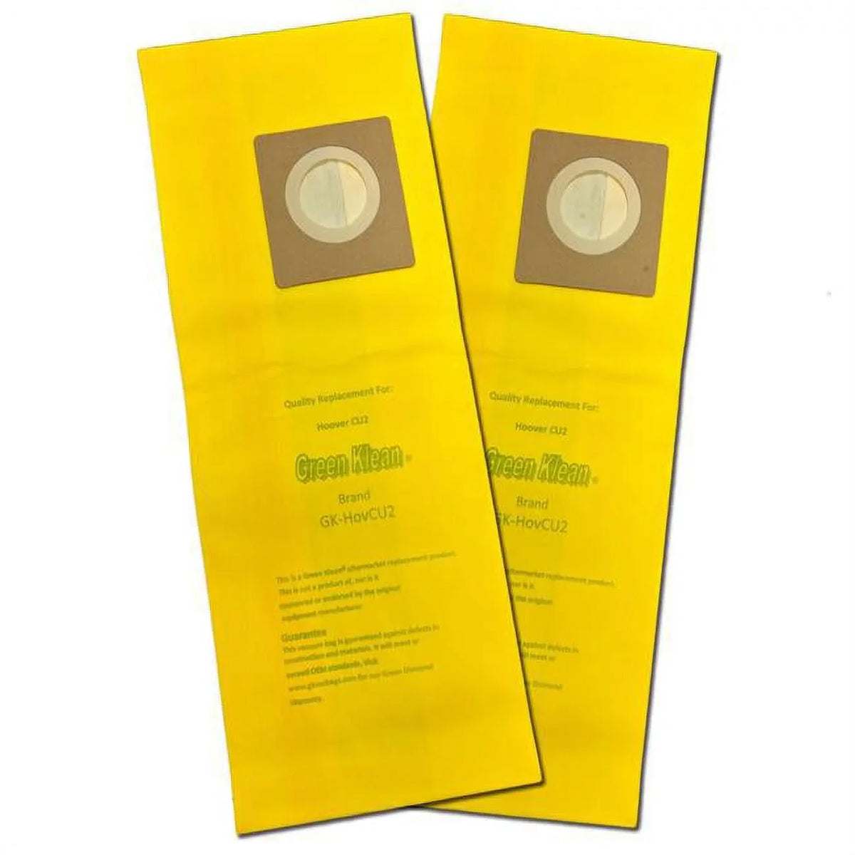 Green Klean  Hoovr Hushtone , , ,  Type  2 Ply Allergen Replacement Vacuum Bags - Pack of 100