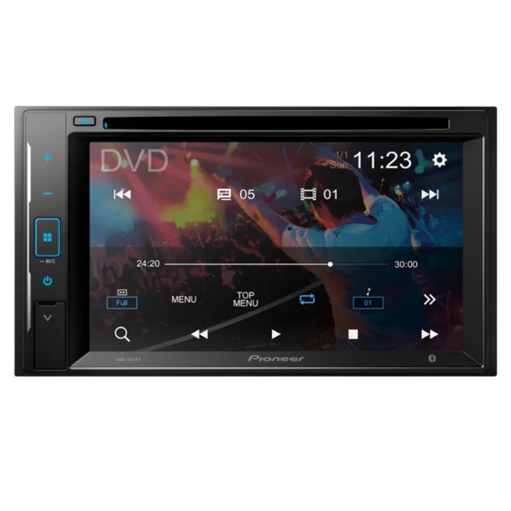 Bundle with Pioneer Multimedia  Car Stereo and Installation Kit - for 2014-2015 Nissan Rouge w/Base Radio / Bluetooth Touchscreen, Backup Camera, 2 Din Dash Kit